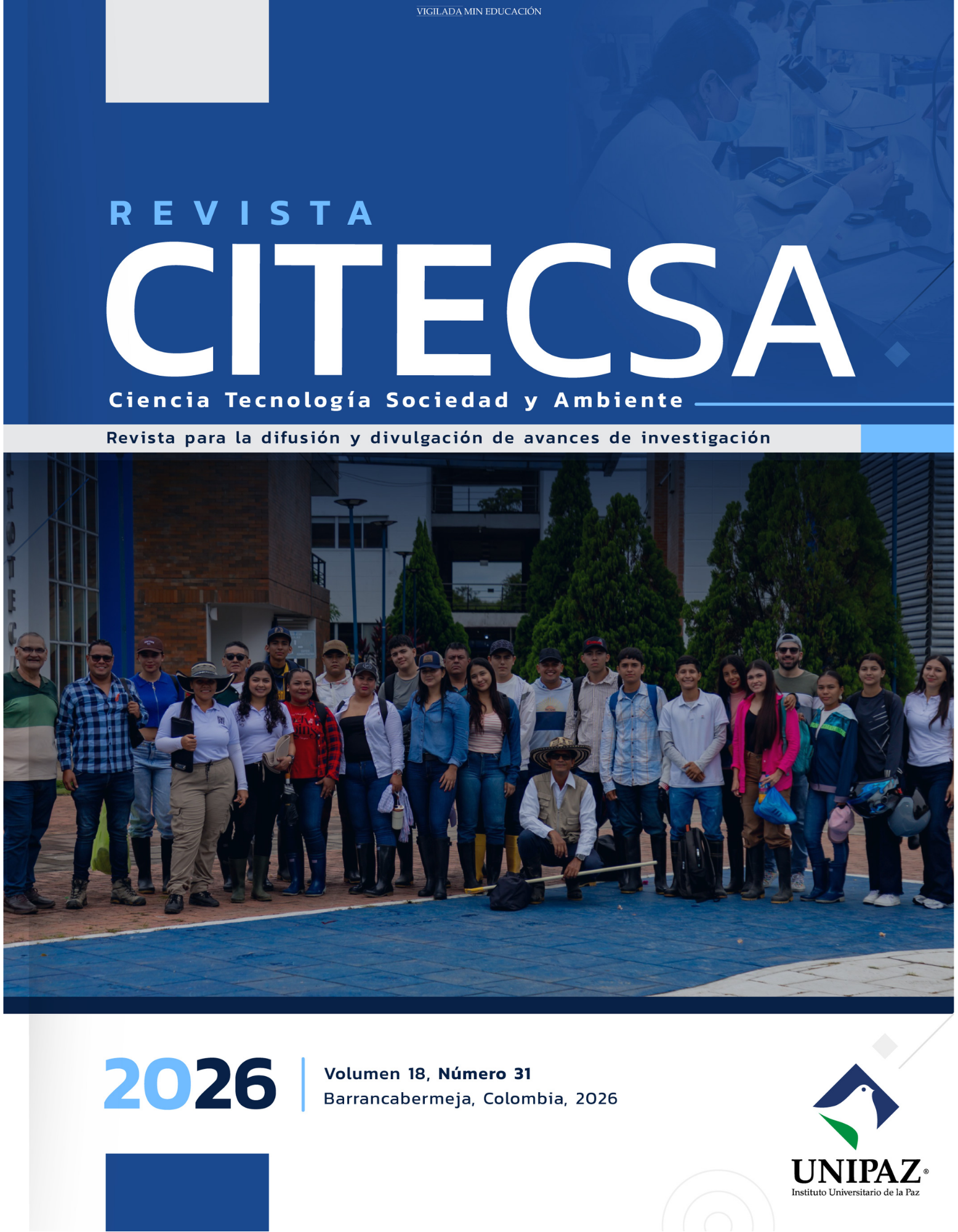 					Ver Vol. 18 Núm. 31 (2026): Revista CITECSA, volumen 18, número 31, año 2026
				