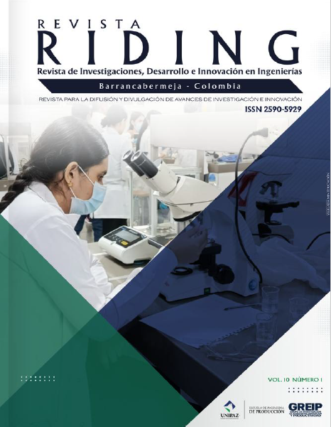 					Ver Vol. 10 Núm. 1 (2026): Revista de Investigaciones, Desarrollo e Innovación en Ingenierías
				